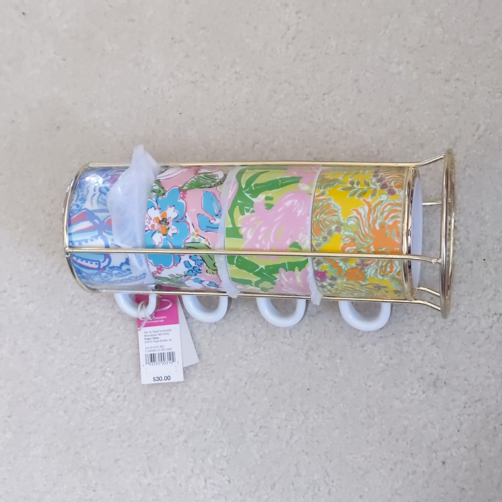 Lilly Pulitzer Porcelain Stacking Mugs